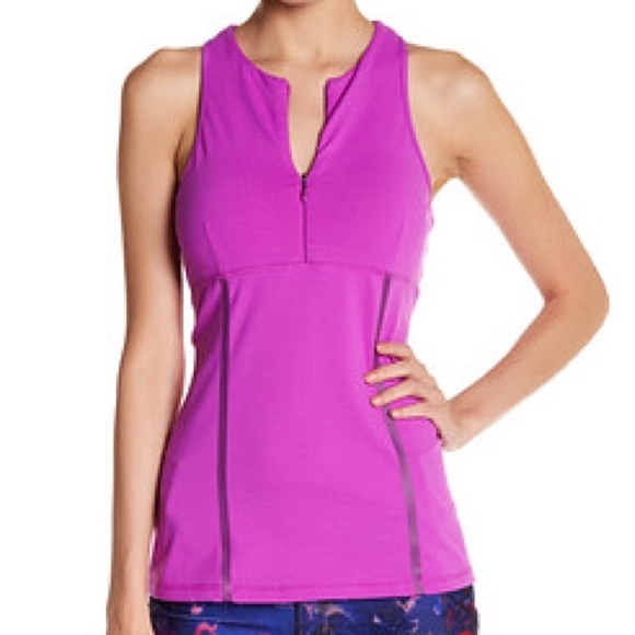 Workout Knit Tank with Inner Bra - Picture 1 of 1